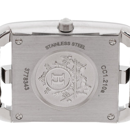Hermes Stainless Steel Swift 23mm Cape Cod Quartz Watch Etoupe 4 of 5