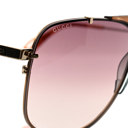 Gucci Metal Square Frame Sunglasses GG0739S 7 of 8