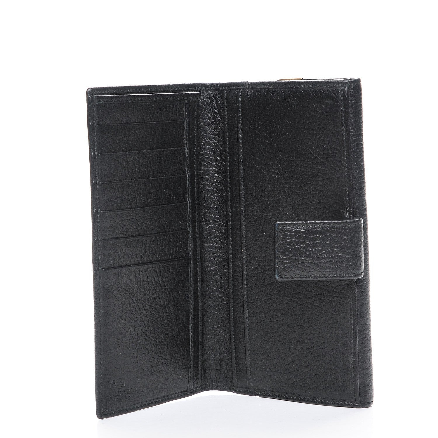 Gucci Calfskin Continental Wallet Black 5 of 7