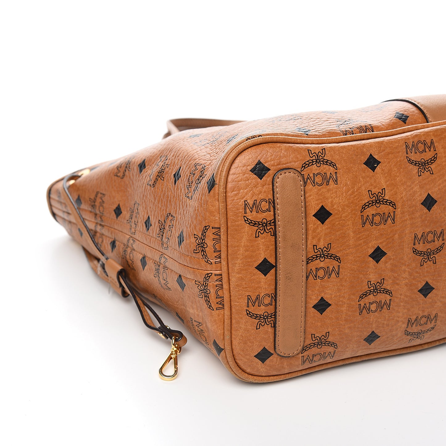 Visetos Medium Liz Reversible Shopper Tote Cognac