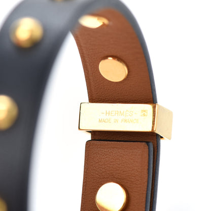 Hermes Swift Mini Dog Clous Ronds Bracelet T3 Black 4 of 5
