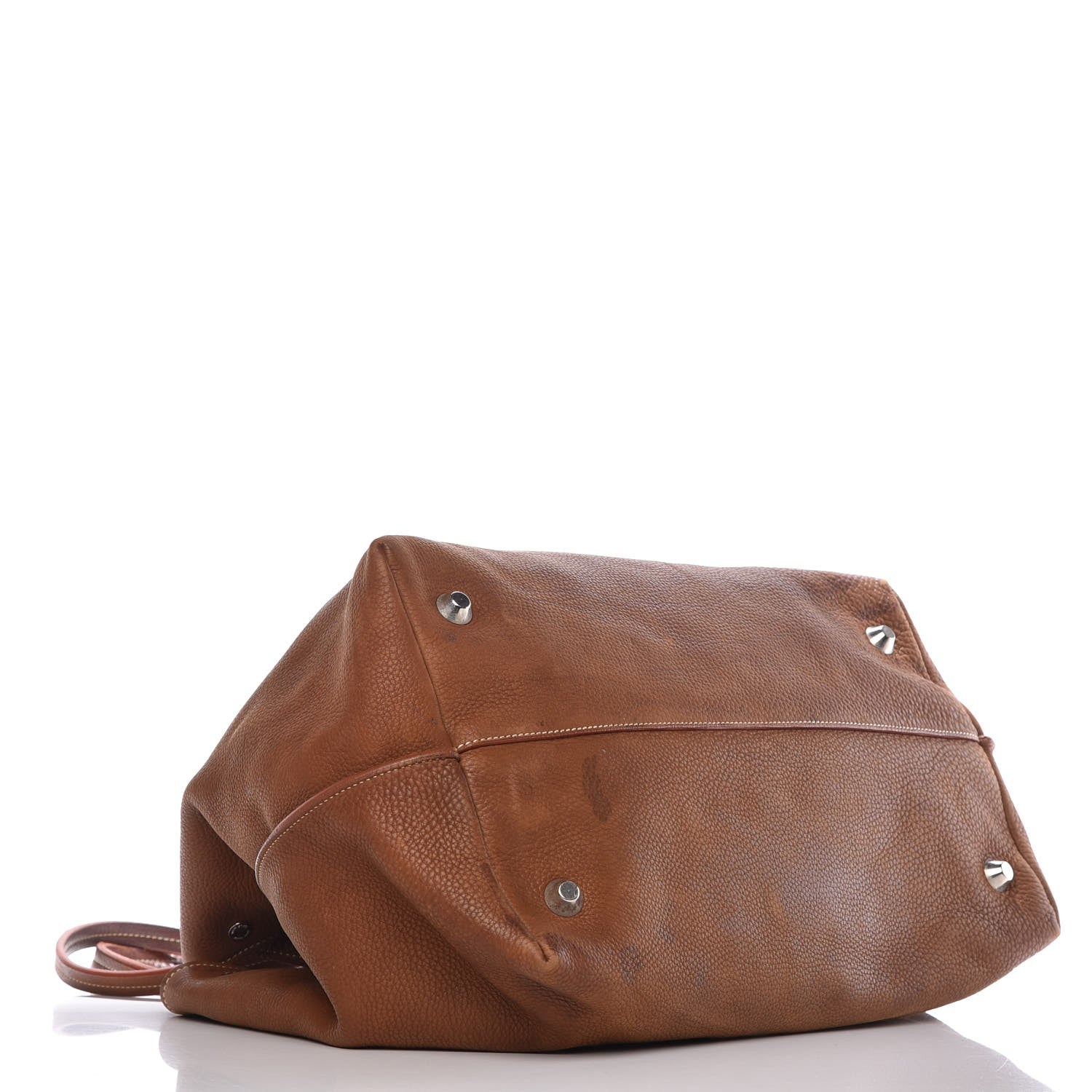 Miu Miu Vitello Daino Tote Brandy 4 of 24