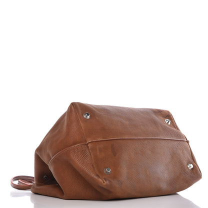 Miu Miu Vitello Daino Tote Brandy 4 of 24