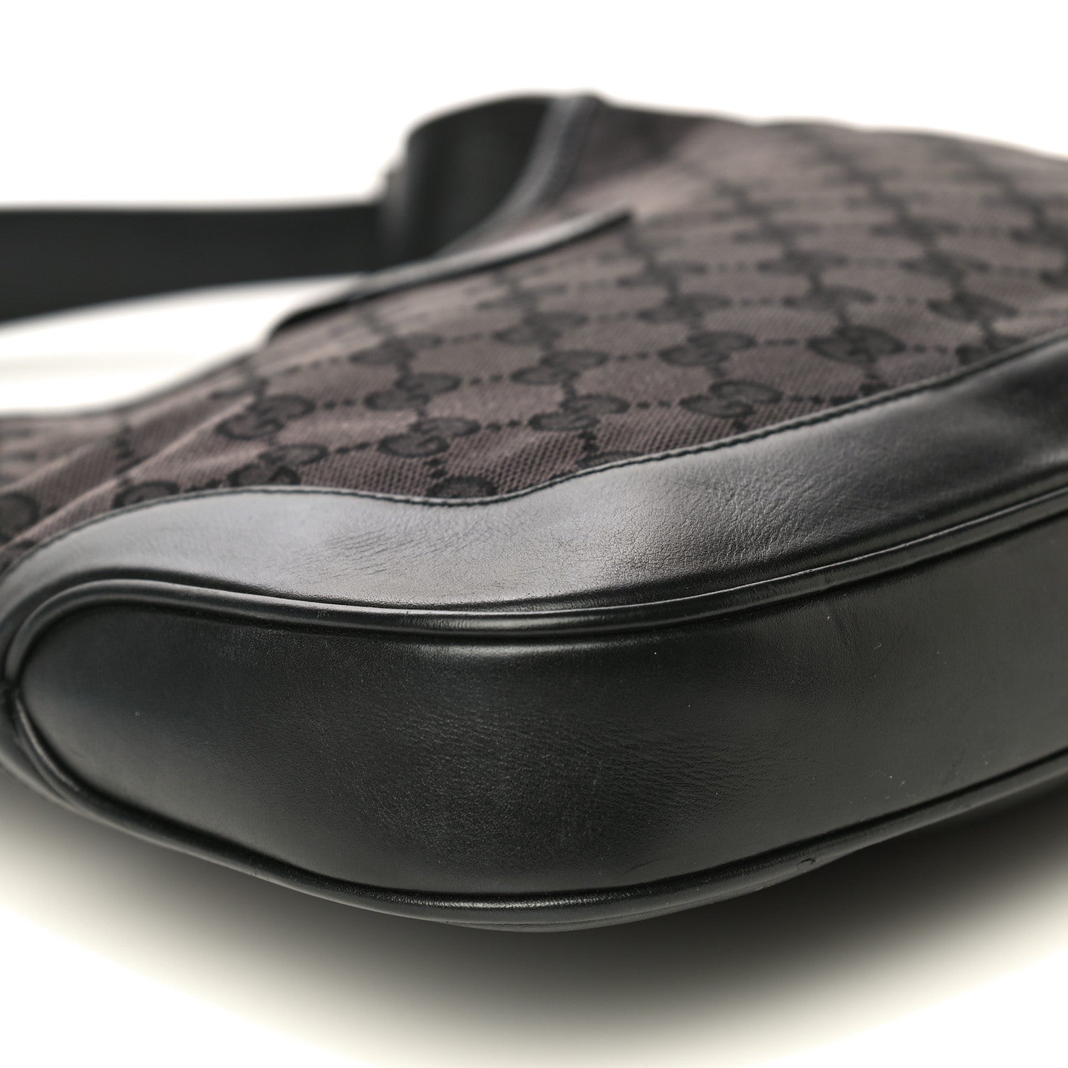 Gucci Monogram Small Jackie O Hobo Black 10 of 24