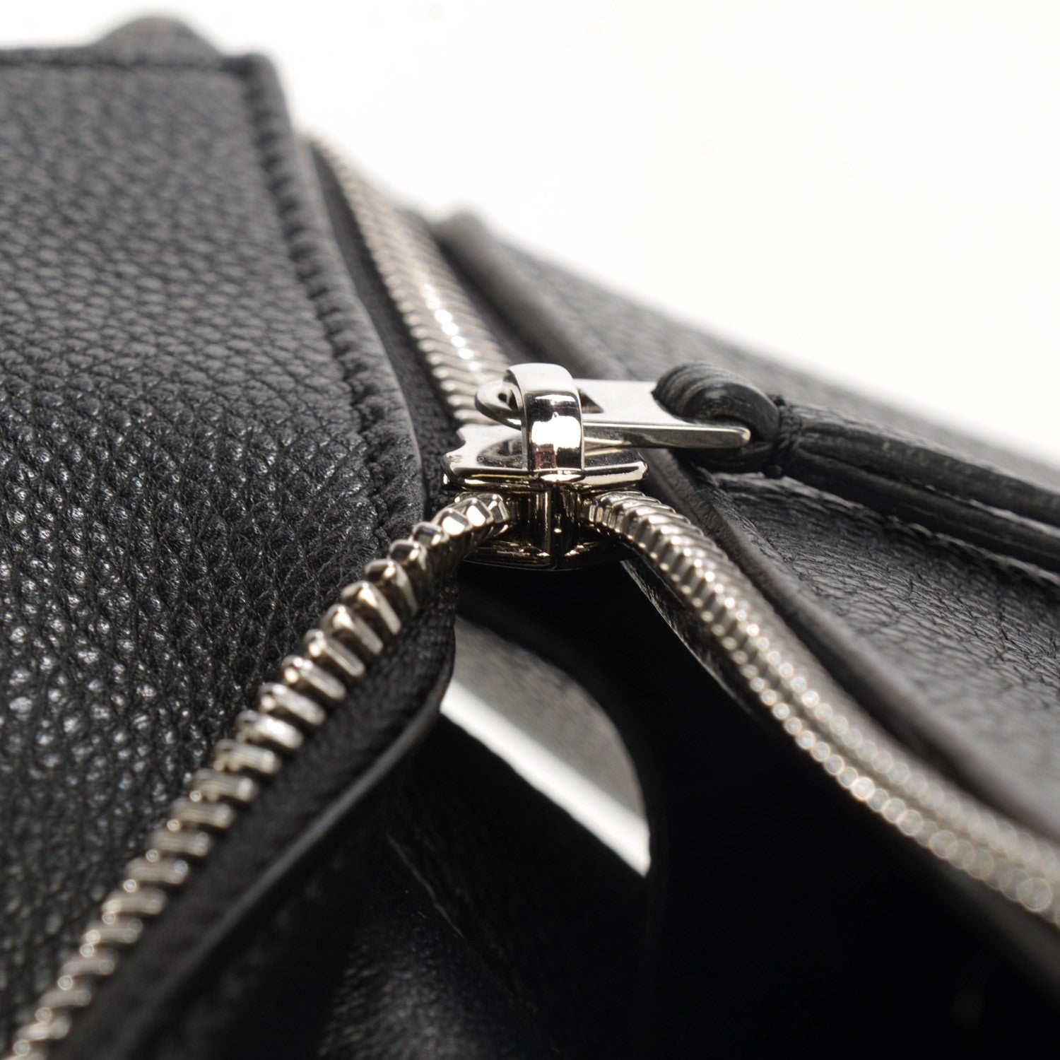 Celine Drummed Calfskin Small Edge Shoulder Bag Black 5 of 7