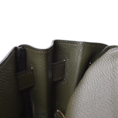Hermes Togo Kelly Retourne 32 Vert Olive 9 of 31
