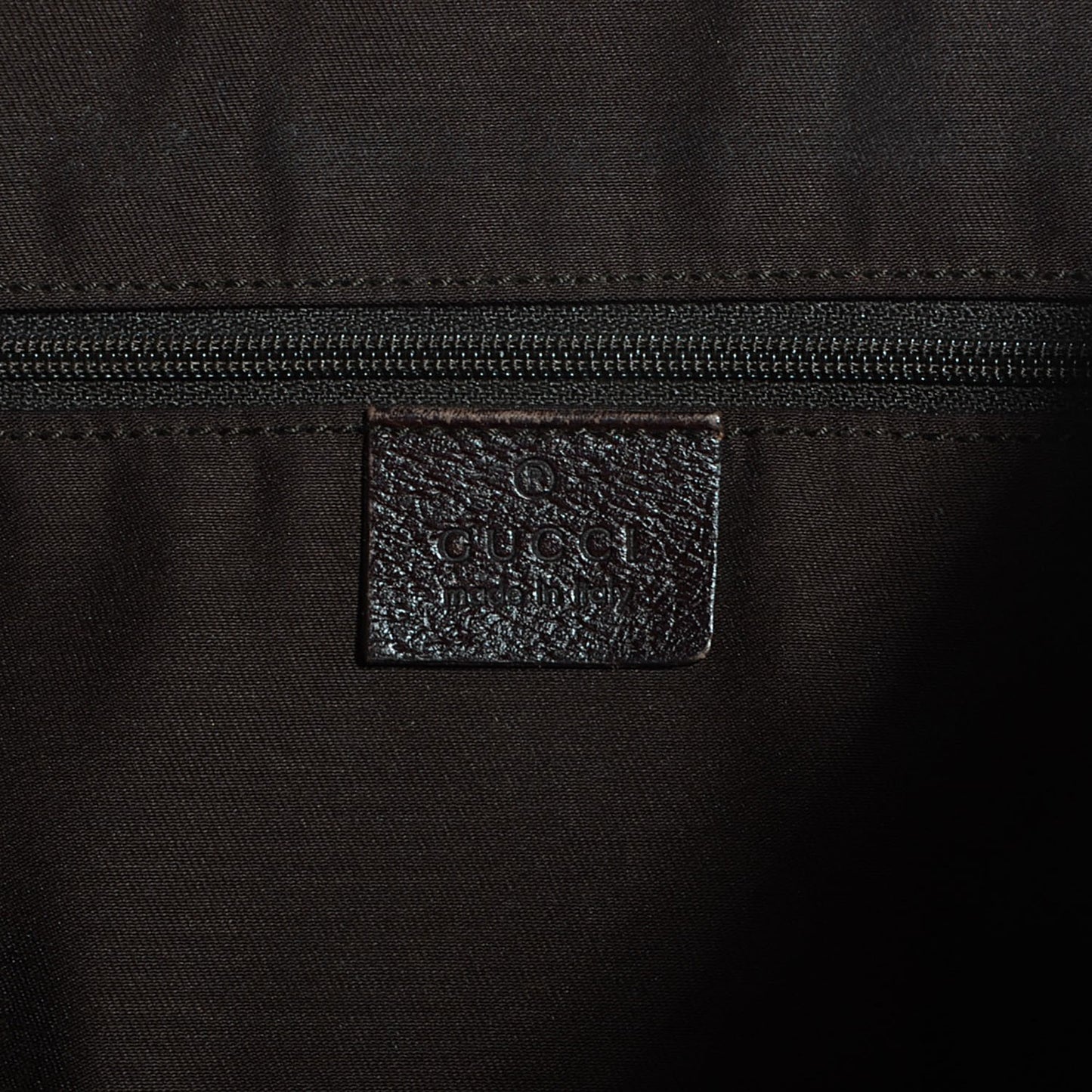Monogram Abbey Large Tote Dark Brown