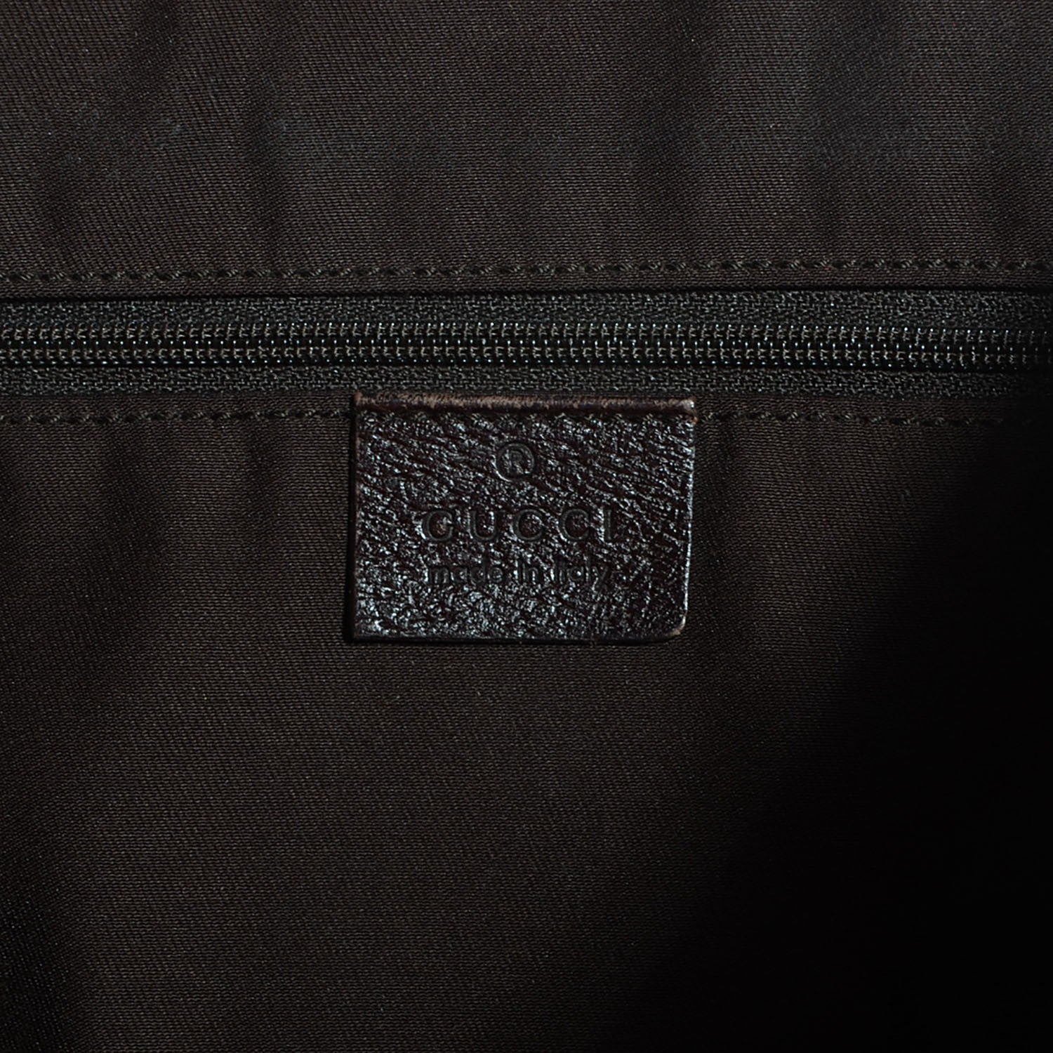 Gucci Monogram Abbey Large Tote Dark Brown 6 of 7