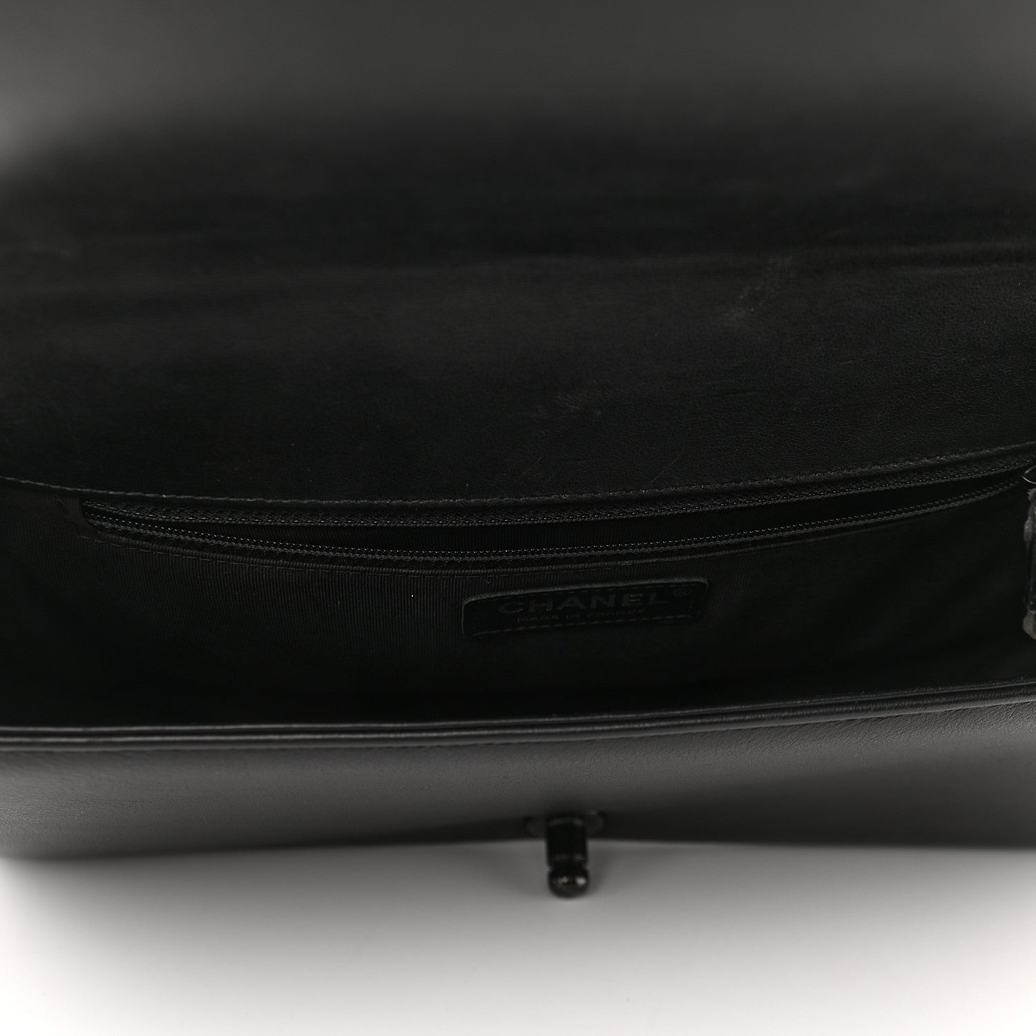 Chanel Calfskin Quilted New Medium Boy Flap So Black 5 of 10