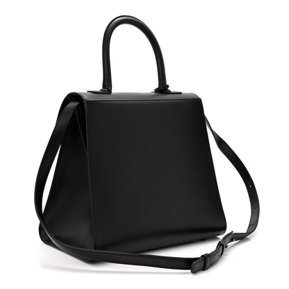 Delvaux Calfskin MM L'Humour Brillant Satchel Black 3 of 9