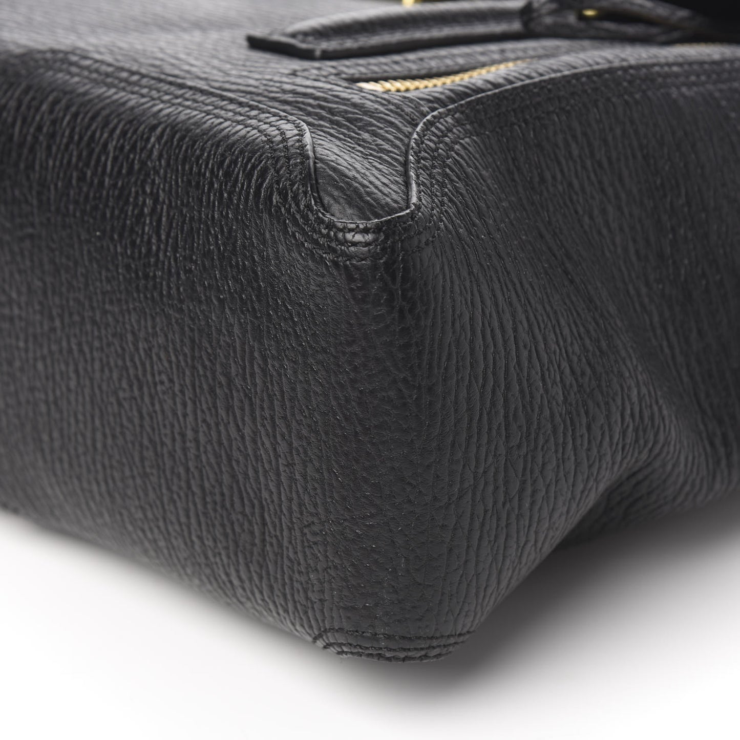 3.1 Textured Calfskin Medium Pashli Satchel Black
