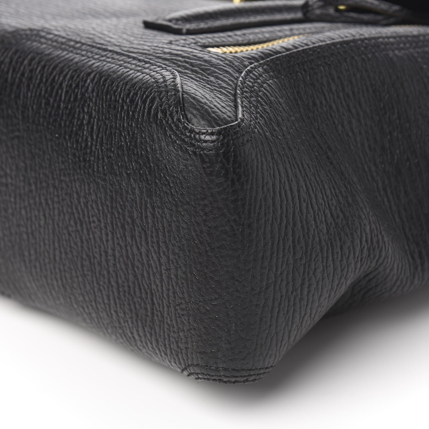3.1 Phillip Lim 3.1 Textured Calfskin Medium Pashli Satchel Black 8 of 9