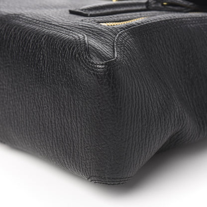 3.1 Phillip Lim 3.1 Textured Calfskin Medium Pashli Satchel Black 8 of 9