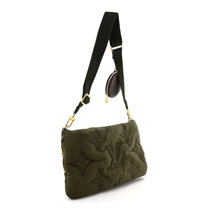 Louis Vuitton Econyl Monogram Pillow Maxi Multi Pochette Accessories Kaki Beige 2 of 12