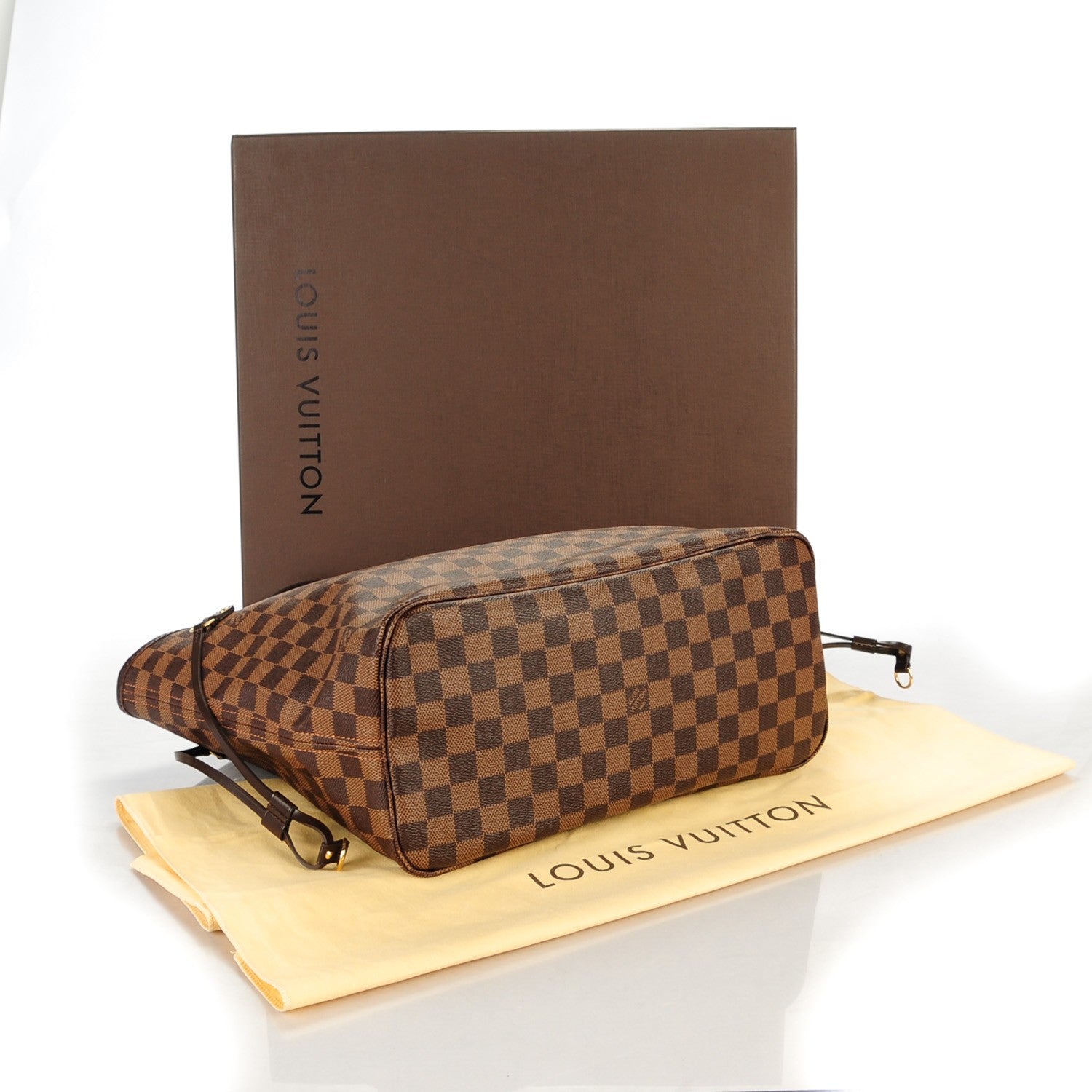 Louis Vuitton Damier Ebene Neo Neverfull MM Rose Ballerine 4 of 8