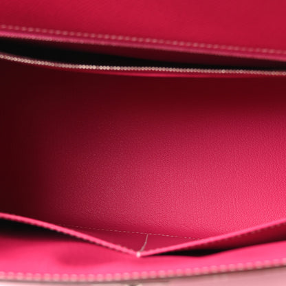 Hermes Epsom Kelly Sellier 32 Rose Tyrien 4 of 9