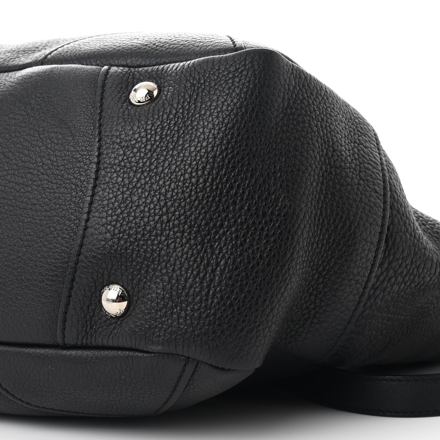 Prada Vitello Daino Tote Black 10 of 10