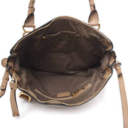 Chloe Calfskin Braided Large Marcie Satchel Nut 6 of 17