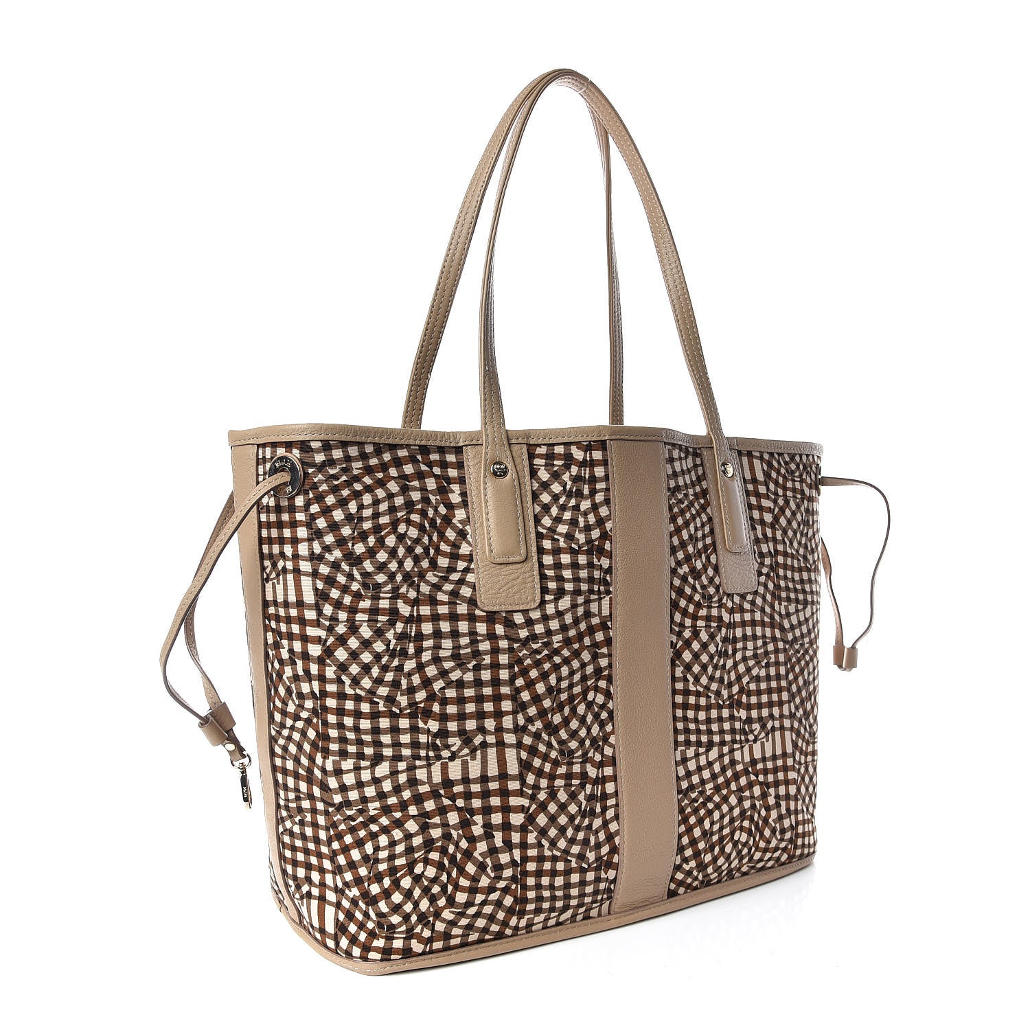 MCM Visetos Medium Liz Reversible Shopper Tote Beige 7 of 20