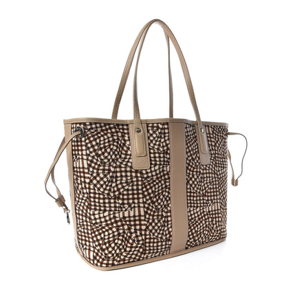 MCM Visetos Medium Liz Reversible Shopper Tote Beige 7 of 20