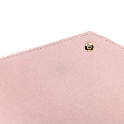 Louis Vuitton Empreinte Spring in the City Felicie Pochette Chain Wallet Pink Beige Yellow 12 of 12