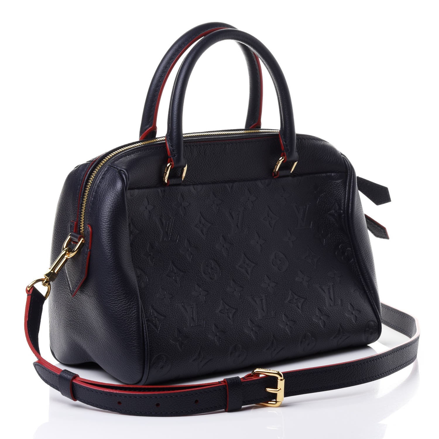 Louis Vuitton Empreinte Speedy Bandouliere 25 NM Marine Rouge 2 of 4