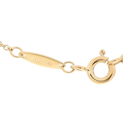 Tiffany 18K Yellow Gold Diamond .05ct Elsa Peretti Diamonds by the Yard Pendant Necklace 5 of 5