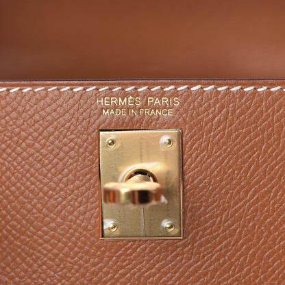 Hermes Epsom Mini Kelly Sellier 20 Gold 16 of 33