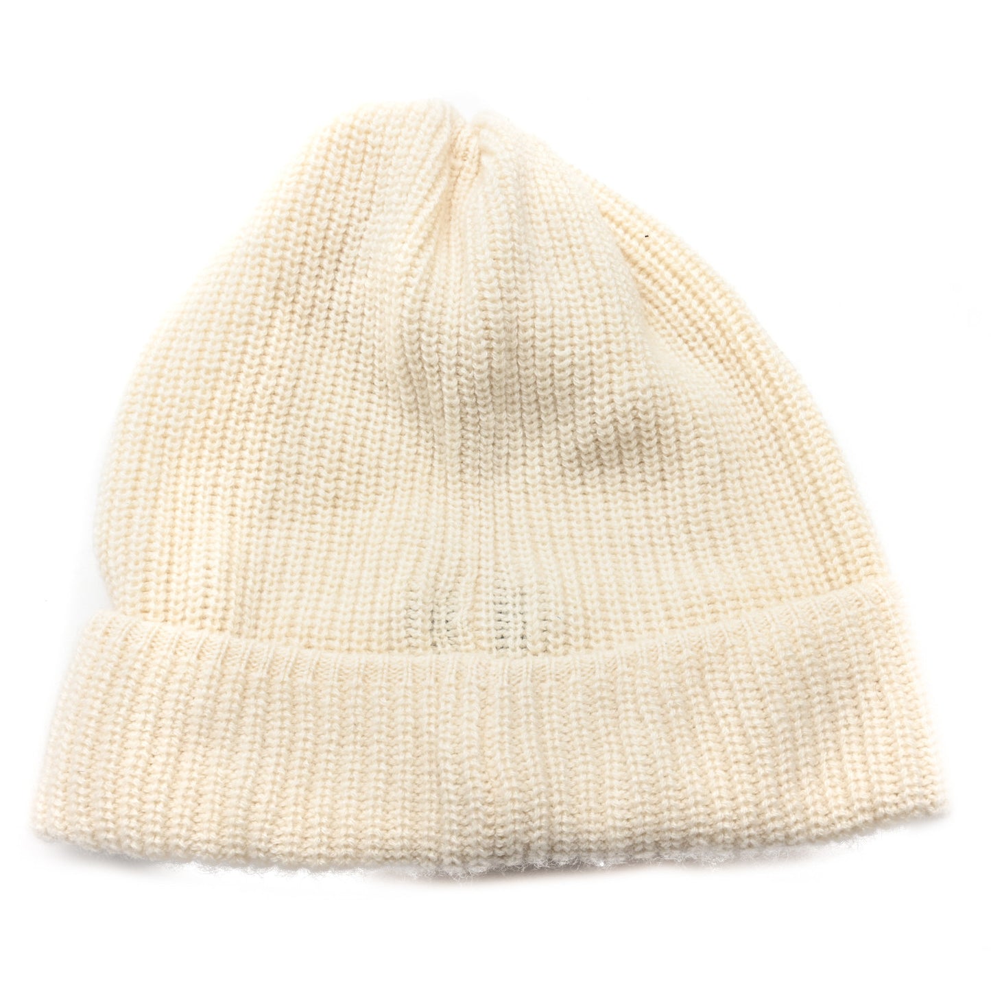 Cashmere Logo Beanie Hat Ivory Black
