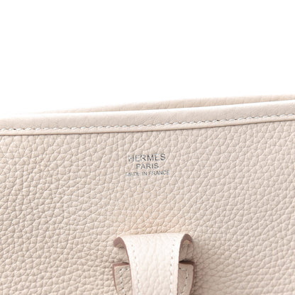Hermes Taurillon Clemence Evelyne III PM Craie 8 of 9