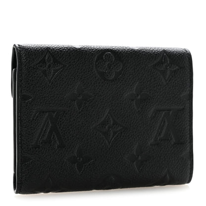 Louis Vuitton Empreinte Victorine Wallet Black 3 of 9