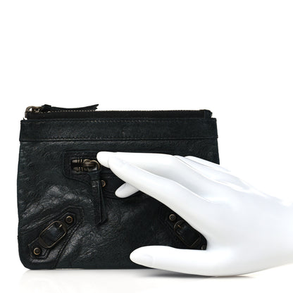 Balenciaga Agneau Classic Hardware M Porte-Monnaie Coin Purse Black 2 of 8