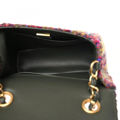 Chanel Tweed Quilted Mini Square Flap Multicolor 7 of 10