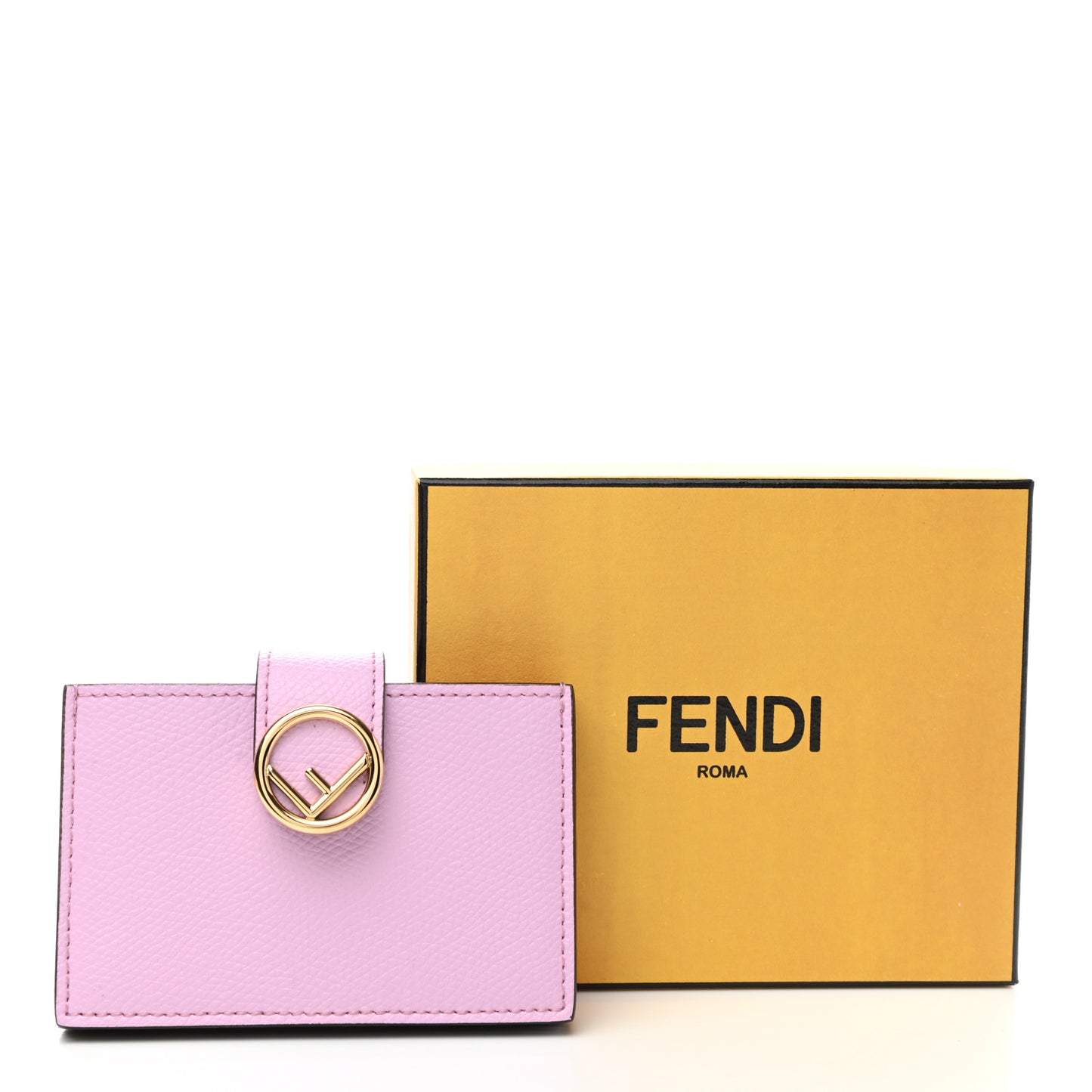 Vitello Cruise F is Fendi Gusseted Card Holder Lavanda