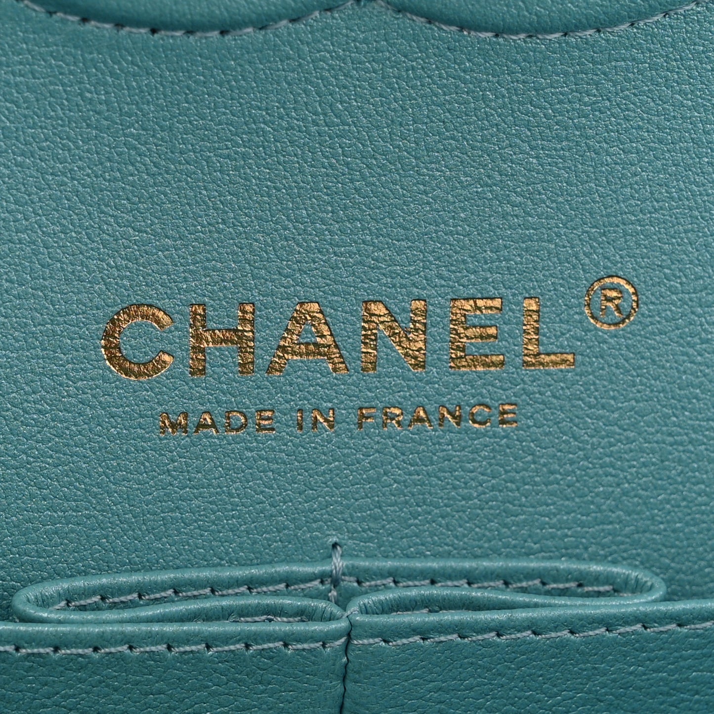 Lambskin Quilted Ombre Small Double Flap Blue Multicolor