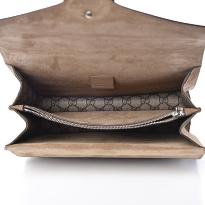 Gucci GG Supreme Monogram Small Dionysus Shoulder Bag Taupe 6 of 8