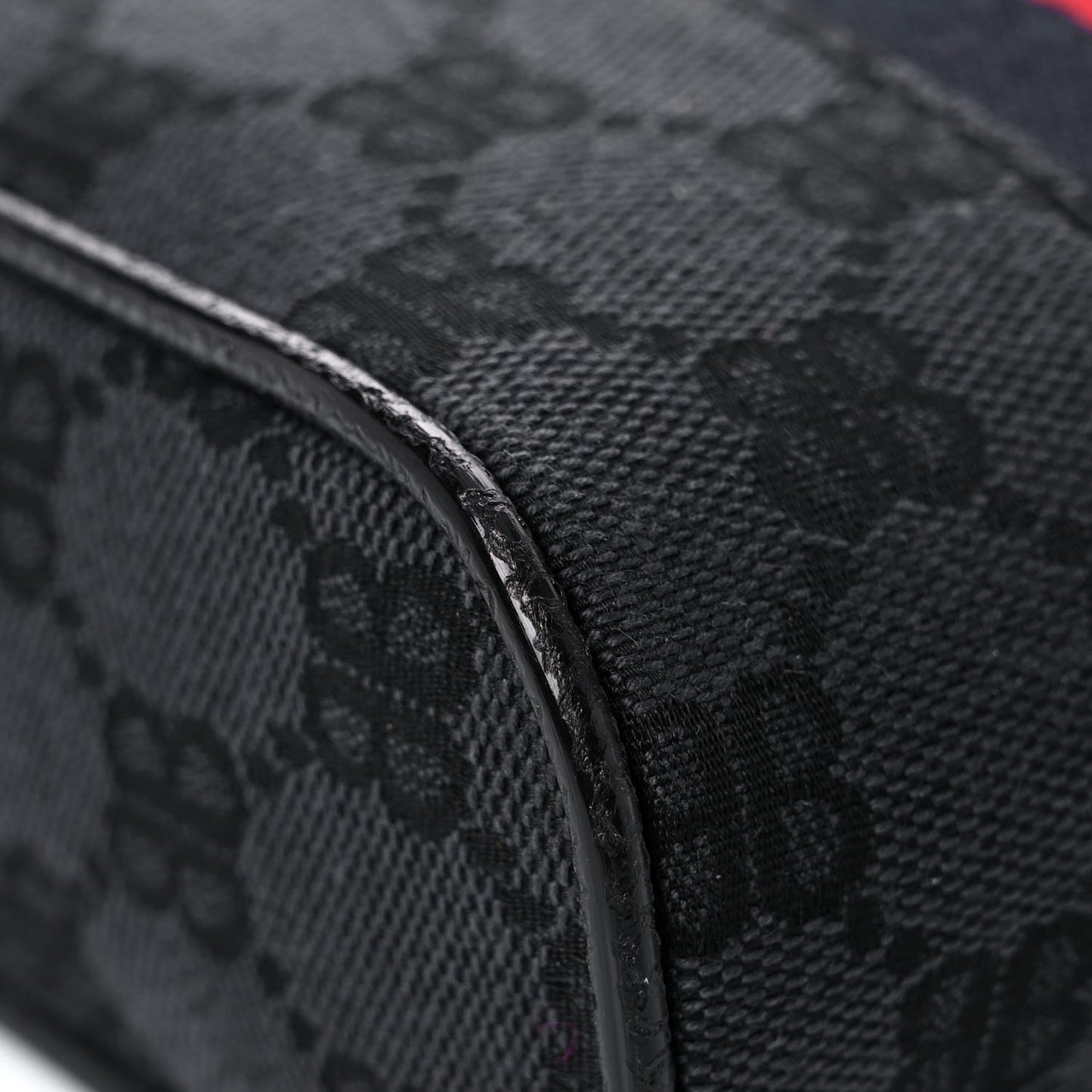 X BALENCIAGA BB Monogram Web Mini Ophidia Messenger Black