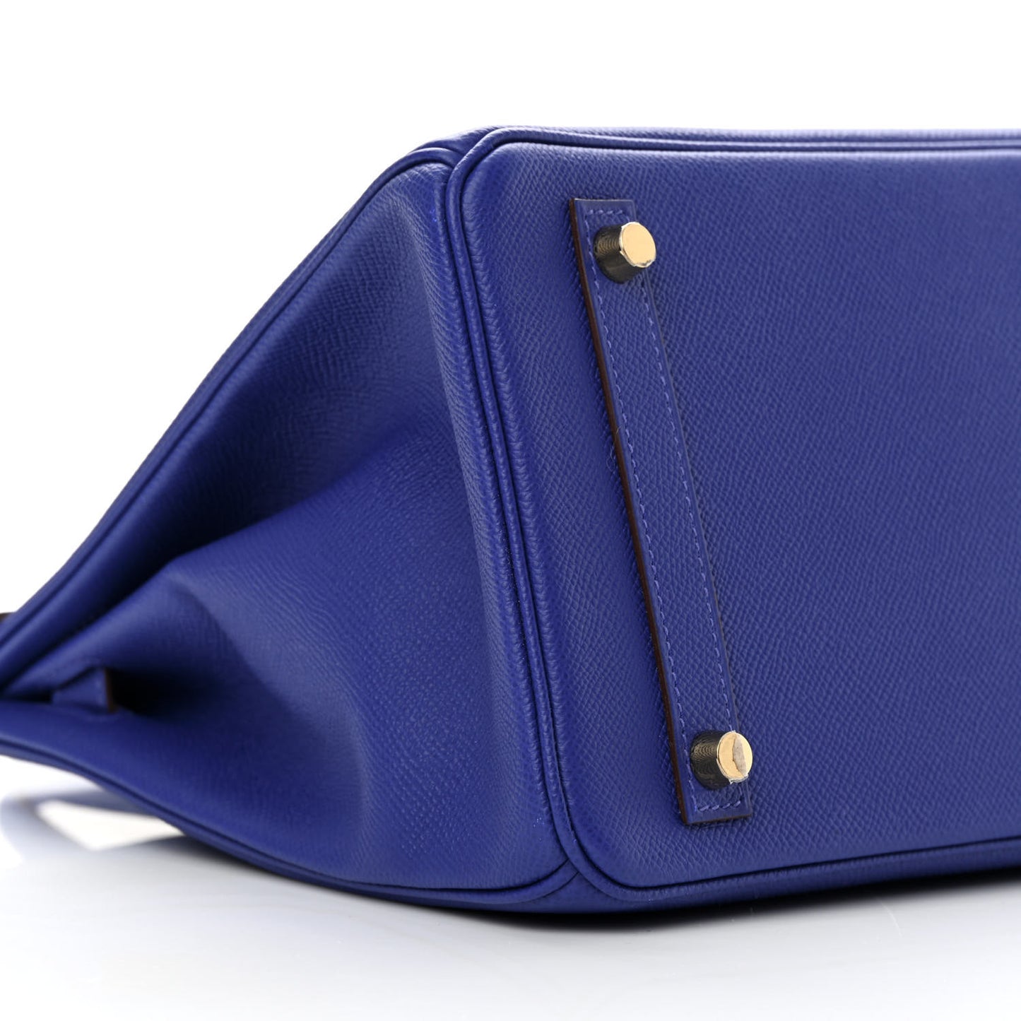 Epsom Horseshoe Birkin 30 Bleu Electrique Rose Pourpre