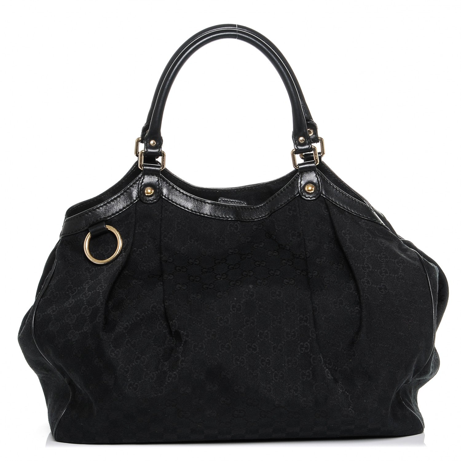 Gucci Monogram Large Sukey Tote Black 1 of 6