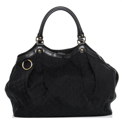 Gucci Monogram Large Sukey Tote Black 1 of 6