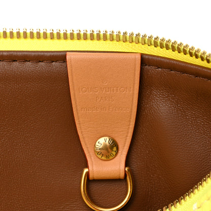 Louis Vuitton Calfskin Monogram Speedy P9 Bandouliere 25 Lemonade Yellow 8 of 12