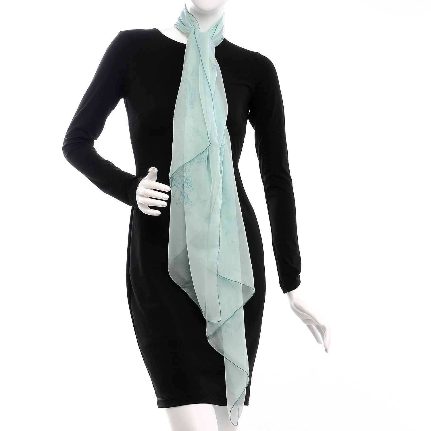 Hermes Silk Mousseline Stole 2 of 5