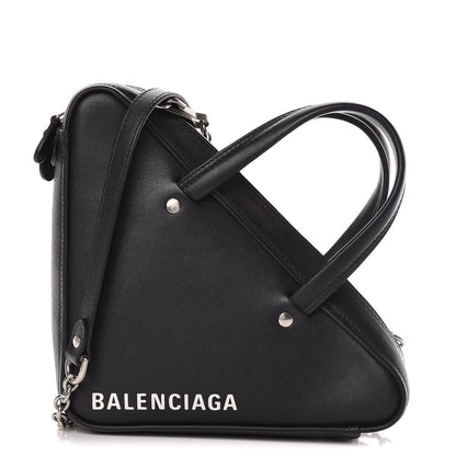 Balenciaga Calfskin XS Triangle Chain Duffle Black 1 of 15