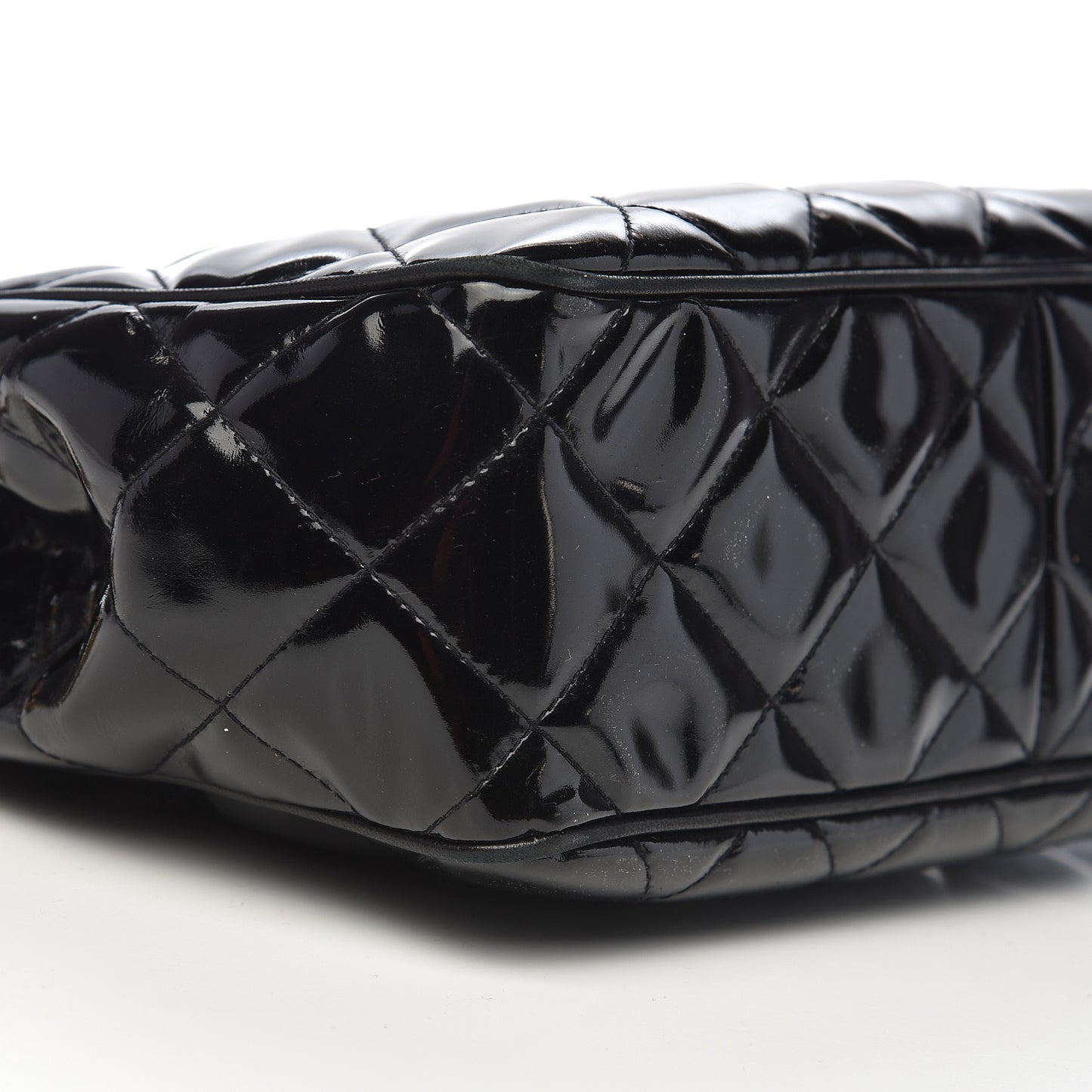 Patent Quilted Camera Case Black