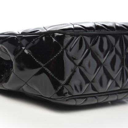 Chanel Patent Quilted Camera Case Black 9 of 11