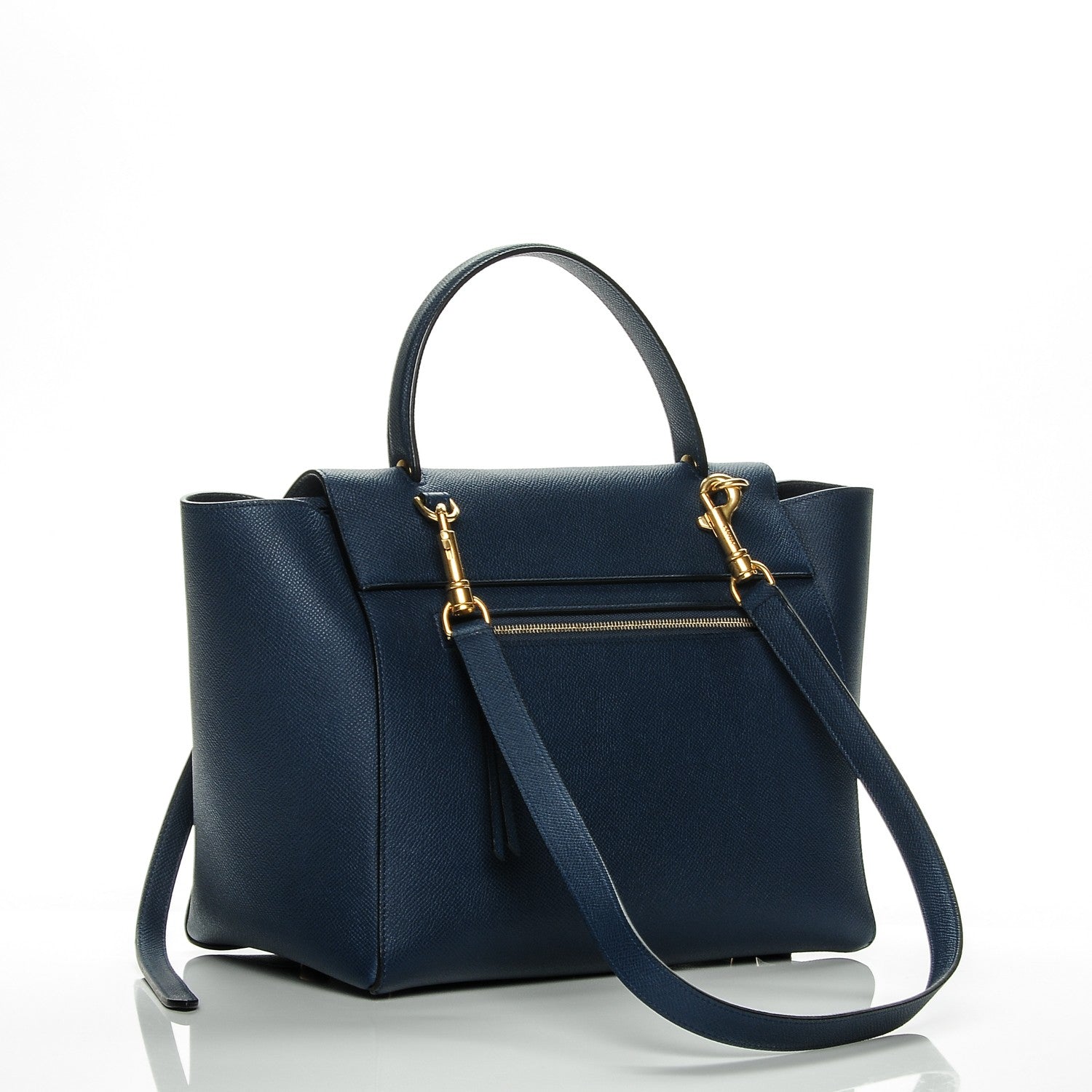 Celine Grained Calfskin Mini Belt Bag Deepsea 3 of 7