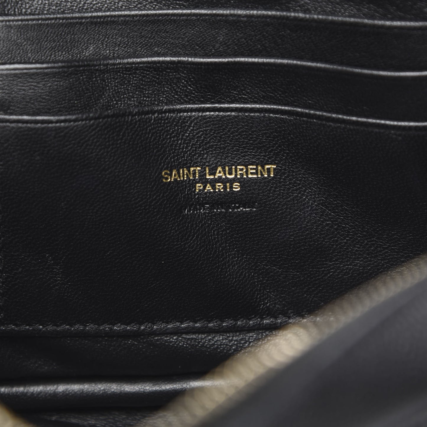 Grain De Poudre Matelasse Monogram Mini Lou Camera Bag Black