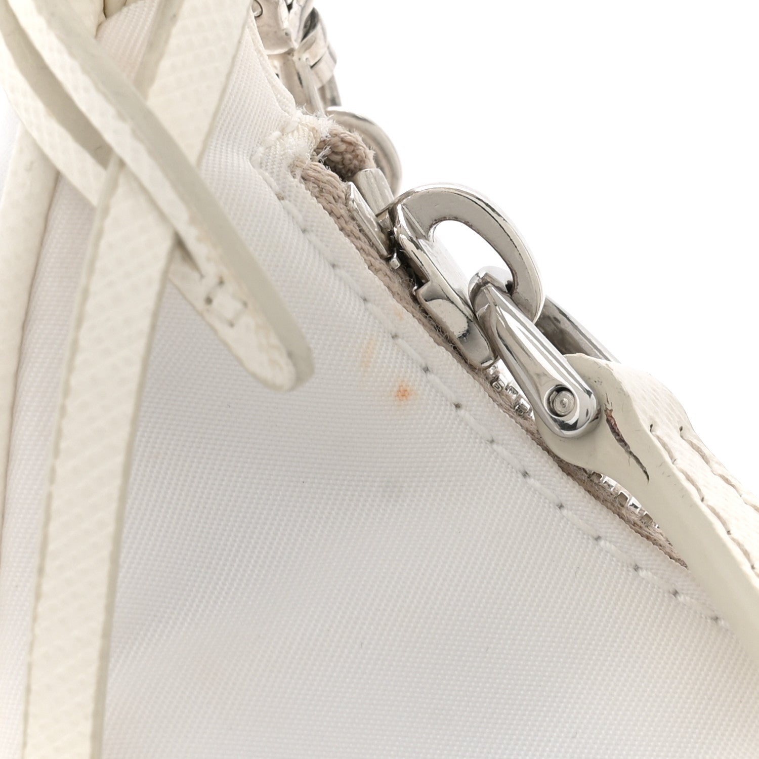 Prada Nylon Re-Edition 2005 Shoulder Bag White 12 of 14