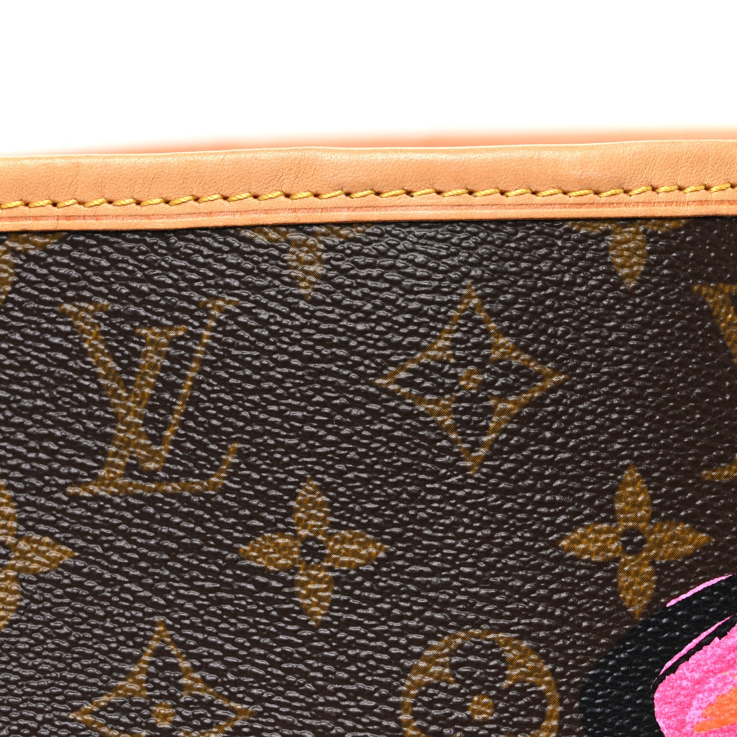 Louis Vuitton Monogram Roses Neverfull MM 7 of 9