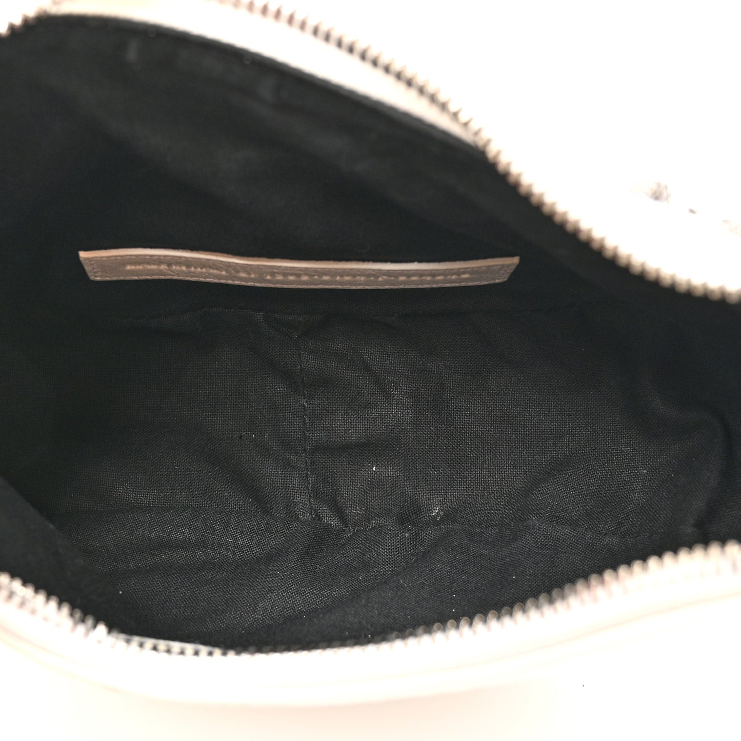 Agneau Arena Le Cagole Shoulder Bag XS Optic White